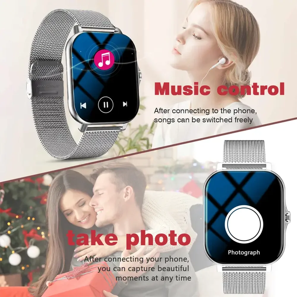 KESHUYOU Bluetooth Voice Call smartwatch for Men Women Voice Assistant Sports and Fitness Android iOS New Hot Sale Watch Gift