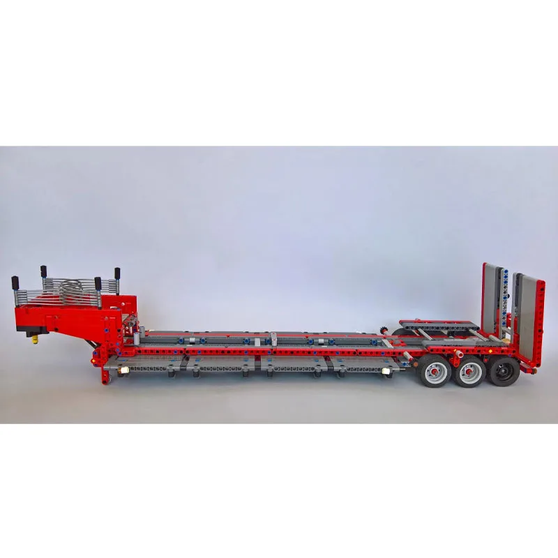 

MOC-34693 Classic New C-Type Low Loader Trailer Building Block Model, 846 Parts, MOC Creative Boys' Children's Birthday Toy Gift