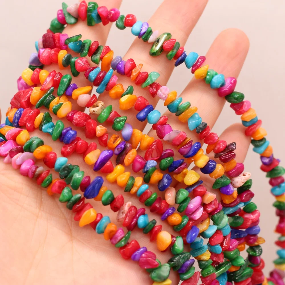 Natural stone Beads Mix-color  irregular shape crystal gravel  For Jewelry Making DIY Bracelet Necklace Accessories Evil Eye