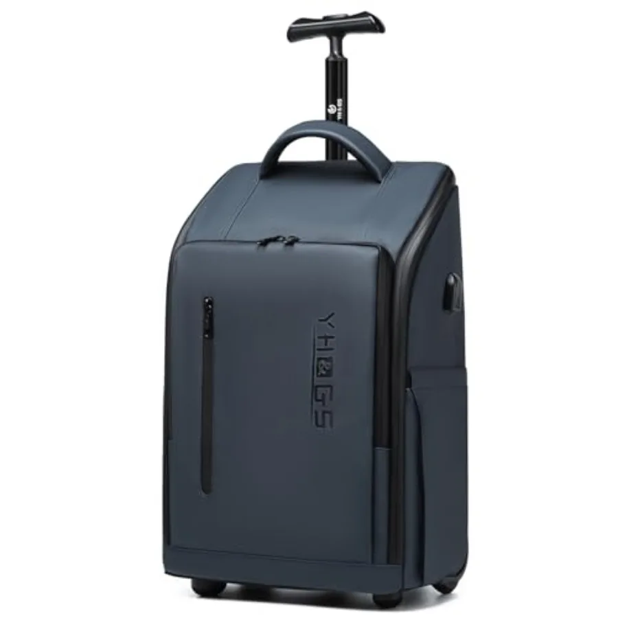 

Rolling Backpack Waterproof Commuter Backpack with Wheels for Business, Laptop Compartment for 15.6-Inch Laptop, Wheeled Carry-
