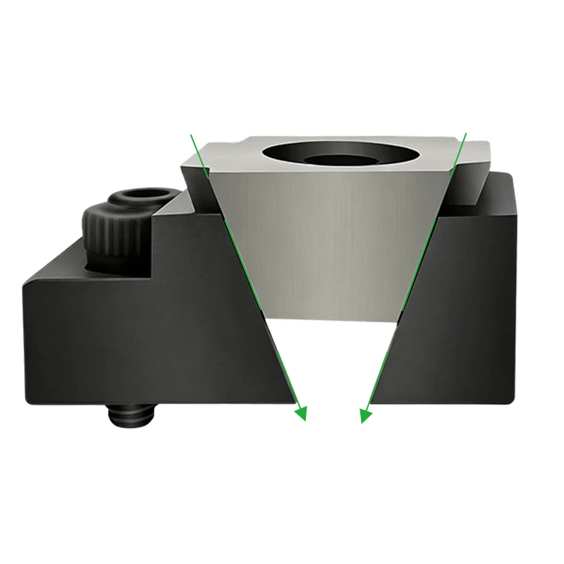 Pneumatic Single-sided Widened OK Vise CNC Fixture for Machining Center M6/M8/M10/M12 Anti-lifting Workholding Clamp