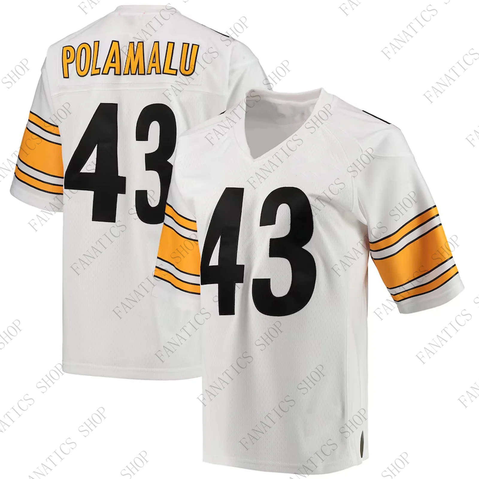 2024 Newest Arrival Summer Polamalu Steelers Legacy Rugby Jersey #43 Training Jersey Rugby Uniform For Adult&Kid