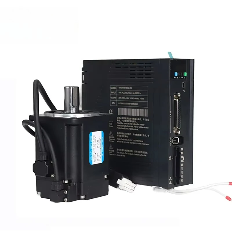 

Комплект высокоточного серводвигателя переменного тока мощностью 750 Вт, 3000 об/мин, с крутящим моментом 2,39 Нм и 17-битным энкодером для трехфазного числового управления