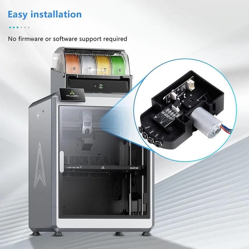 

Модернизированная шестерня для Creality K2 Plus Combo с нанопокрытием из закаленной стали CFS, пятистороннее ведущее колесо, износостойкие детали 3D-принтера