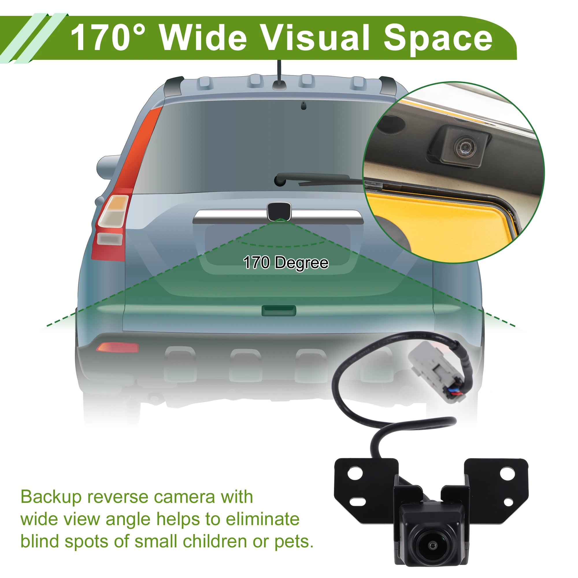UXCELL Car Camera Camera for Chevrolet Camaro Coupe/Convertible 2012-2015 No.22767362