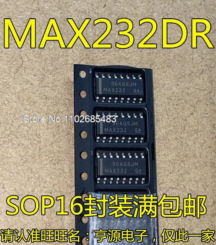 

（10PCS/LOT）MAX232DR MAX232IDR MAX232 MAX232I SOP-16