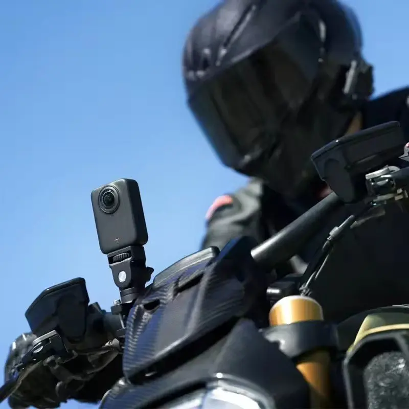 New Osmo Motorcycle Heavy-Duty Mount Full-metal mount ensures a secure hold even in intense vibrations for DJI Osmo 360 Camera