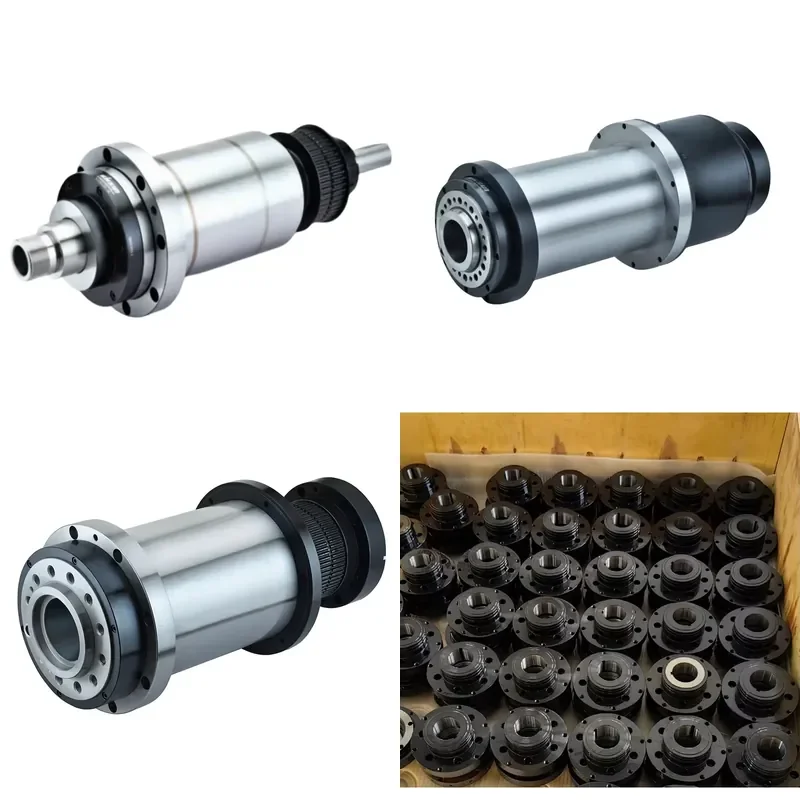 For Belt Drive ATC BT30 BT40 150mm 6000rpm Milling Spindle with Bearings Motor Water Cooling for CNC Milling and Turning