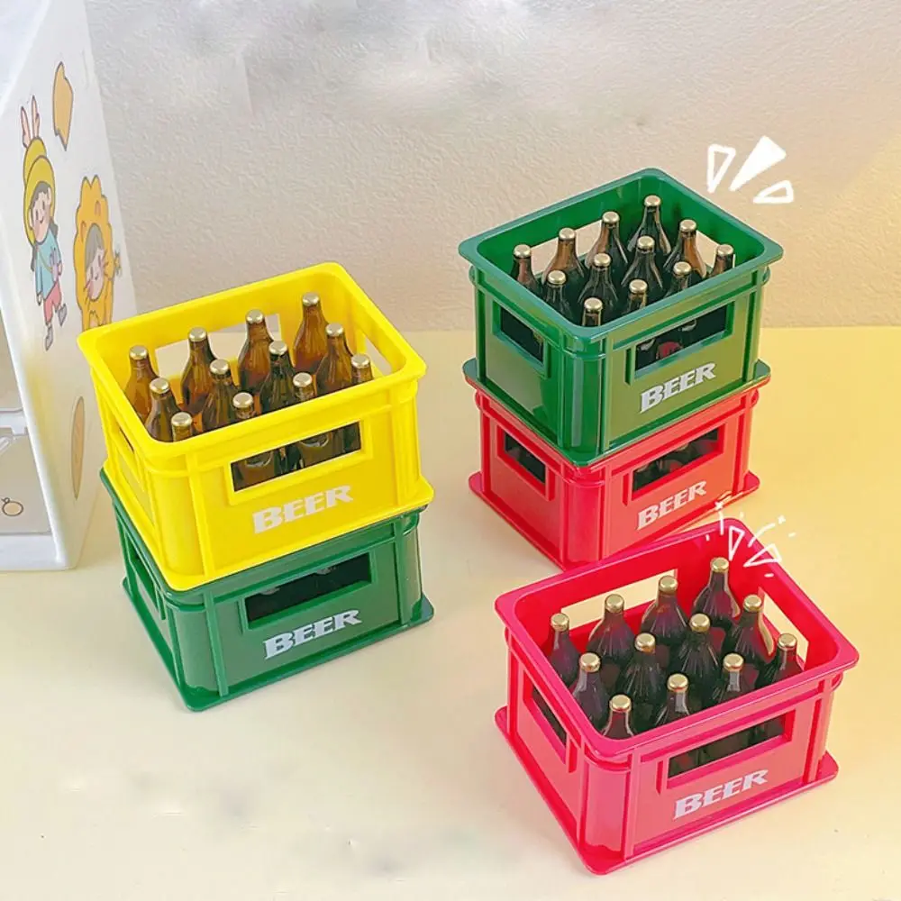 Plastic Bottle Opener Dozen Of Beer Box Shape Creative Beer Box Shape Beverage Opener Portable Magnetic Refrigerator Sticker Bar