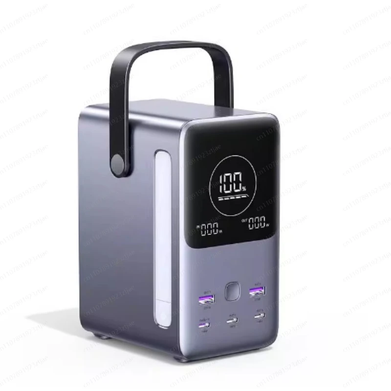 300W 48000mAh Portable Charger Power Bank with Smart Digital Display, Lighting and SOS Mode, 153Wh 5 Ports Battery Pack