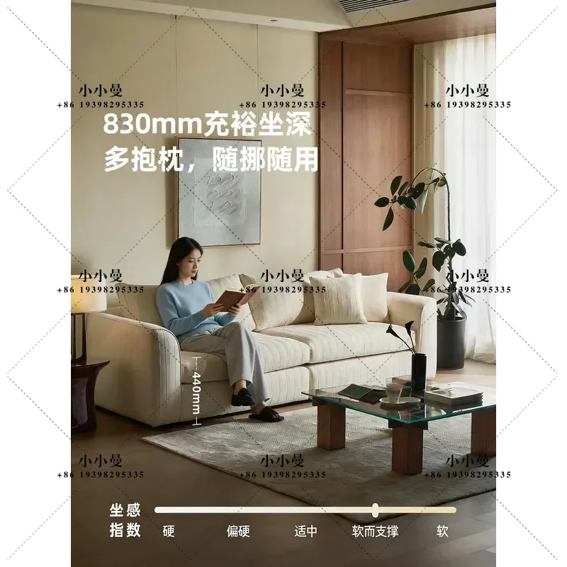 for Qinye Sofa Removable Washable Linen Fabric Cover Wabi Sabi Style Straight Row Living Room Couch Slipcover for Small