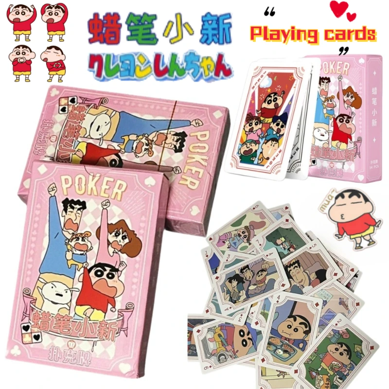 

Crayon Shin-chan Boochan Nohara Misae Movie-themed Personalized Creative Playing Cards Cartoon Cute Party Card Game Toy gift