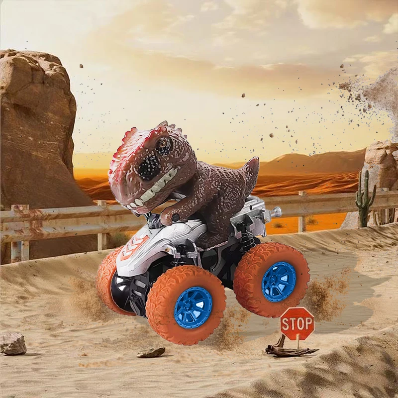 Jouet pour enfants, véhicule tout-terrain Triceratops TyrannosaurusInertia, voiture jouet dinosaure Animal de Simulation