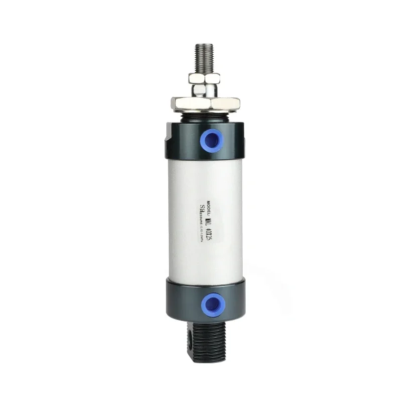 MAL Series Mini Cylinder 16/20/25/32/40mm Bore 25-400mm Stroke Double Acting Aluminum Alloy Air Pneumatic Cylinder