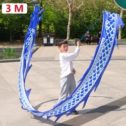 3M Kids Fitness Dragon Swing Dance nastro colorato studente Stage Performance Dance Ribbon Swing Rod Dragon Dance Multi Style