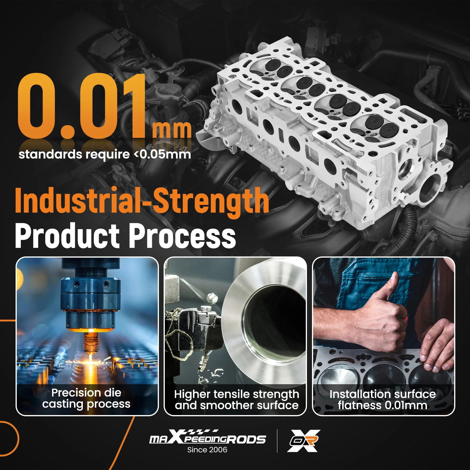 Cabeça de cilindro para Ford Escape Fiesta Fusion Transit Connect 1.6L Turbo BM5Z6049B