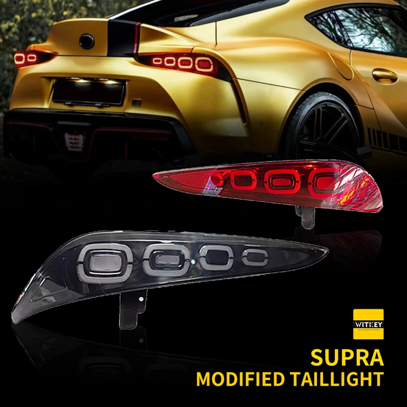 

Car led Taillight For Toyota 18-22 Supra modified taillight assembly A91GR dynamic LED flowing water turn signal