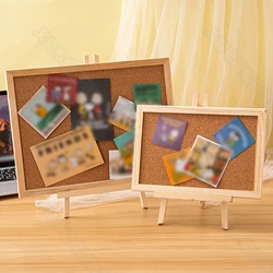 Tablica ogłoszeń korkowa Tablica korkowa DIY z pinezkami Wisząca tablica biurowa w domu Biuro i szkoła Drewniana tablica ogłoszeń