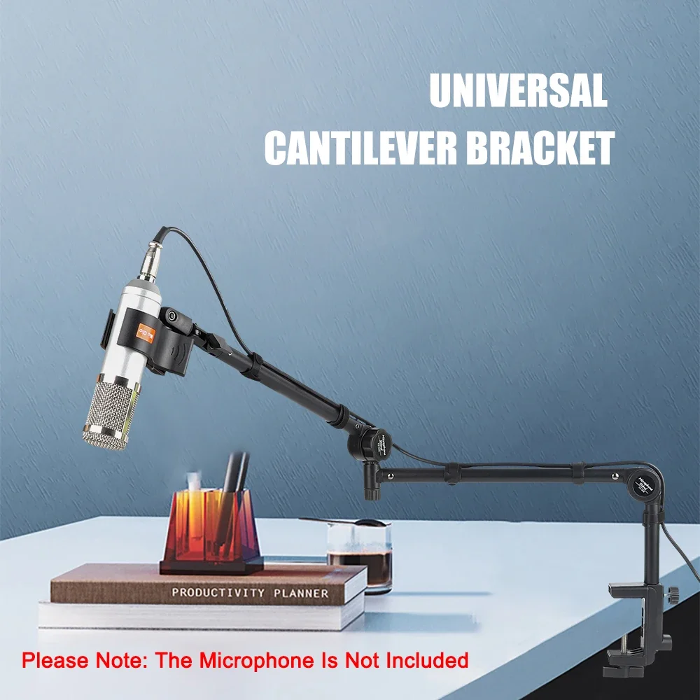 ذراع ميكروفون منخفض المستوى 360 °   حامل ميكروفون بذراع ميكروفون قابل للدوران لـ Blue Yeti HyperX QuadCast AT2020 حامل مكتبي مع مشبك ميكروفون