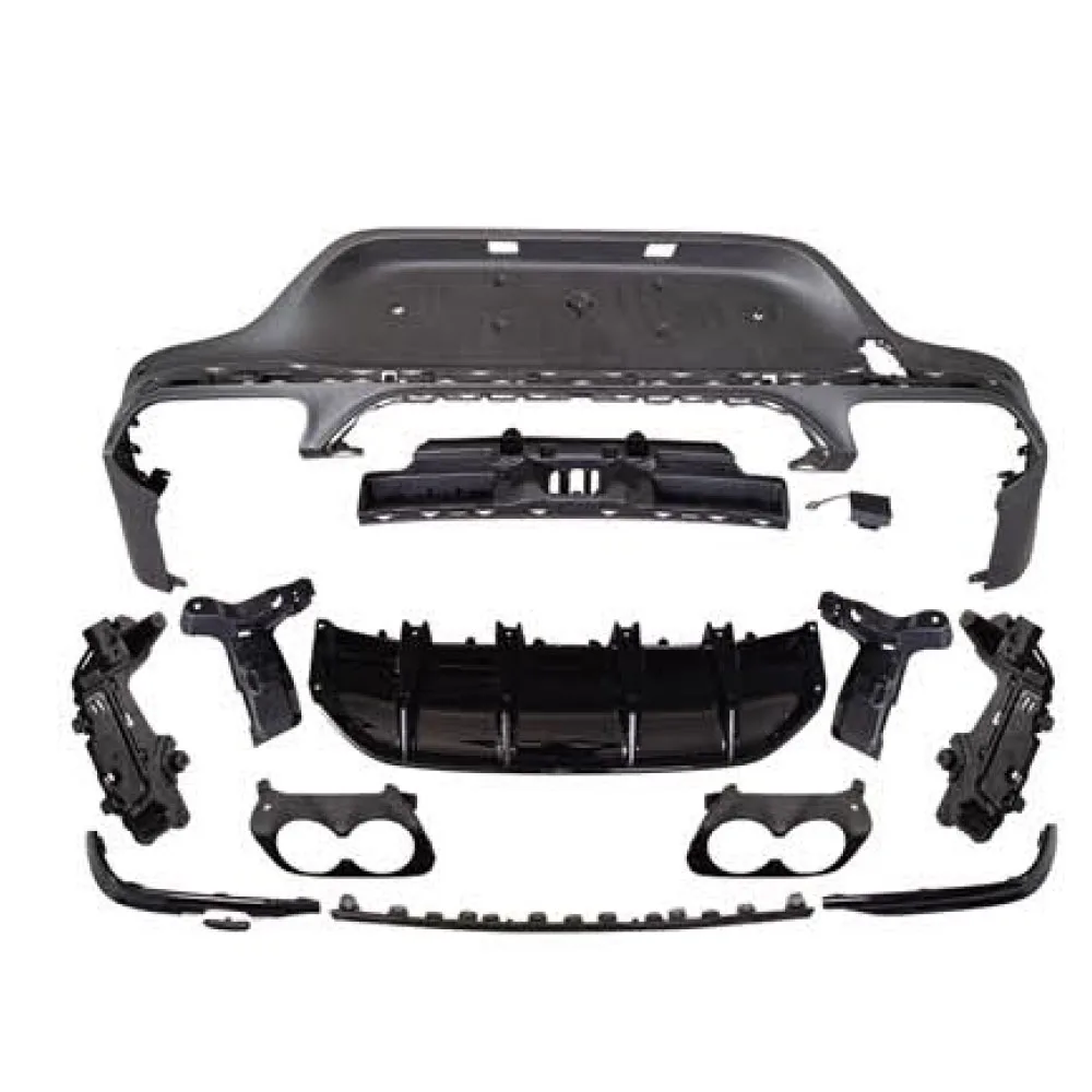 

Suitable for Glc-class X253/C253 GLC43 rear diffuser black GLC43 AMG Mercedes-Benz sports car rear lip