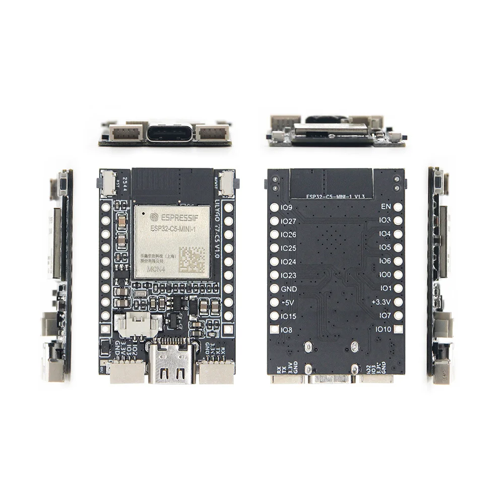 LILYGO T7‑C5 ESP32‑C5‑MINI‑1 Dev Board 4MB Flash 2.4G&5G Dual‑Band WiFi BLE5 Thread Zigbee Qwic4‑Pin Development Module
