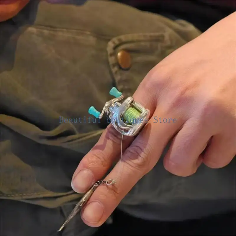 u4lf-interativo-carretel-pesca-joias-charme-colar-anel-conjunto-rotacao-realista-recurso-feito-a-mao-para-ocasioes-especiais