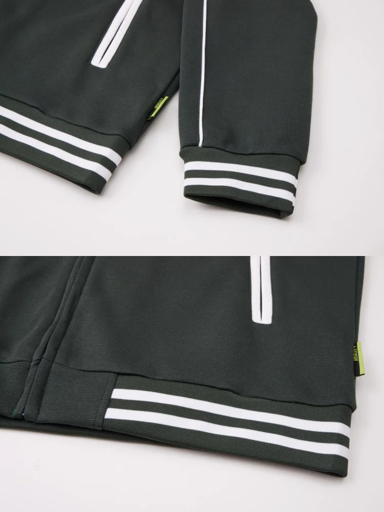 سترة دافئة عالية الجودة على طراز البيسبول، طراز متعدد الاستخدامات، قابلة للتخصيص مع طباعة وتطريز الشعار