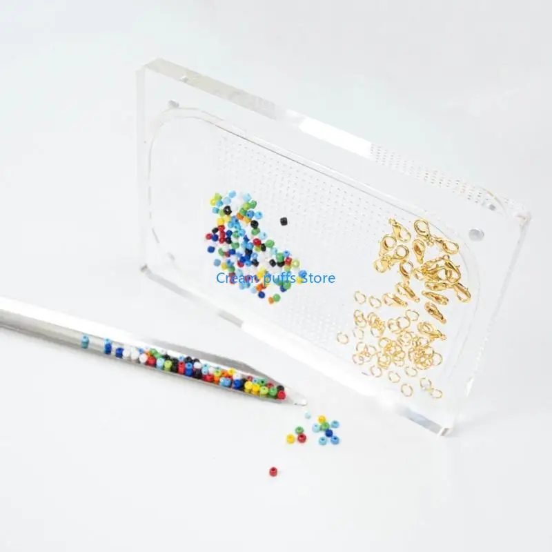 50LE 2PCS/مجموعة من الفولاذ المقاوم للصدأ ملتزمات حبة السيليكون وخرز حصيرة مقاومة للزلز #5