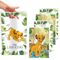 The Lion King Simba Gift Bags Chocolate Cookies Candy Bags Animal Lion Party Bag Loot Bag for Boys Birthday Party Favors Gifts