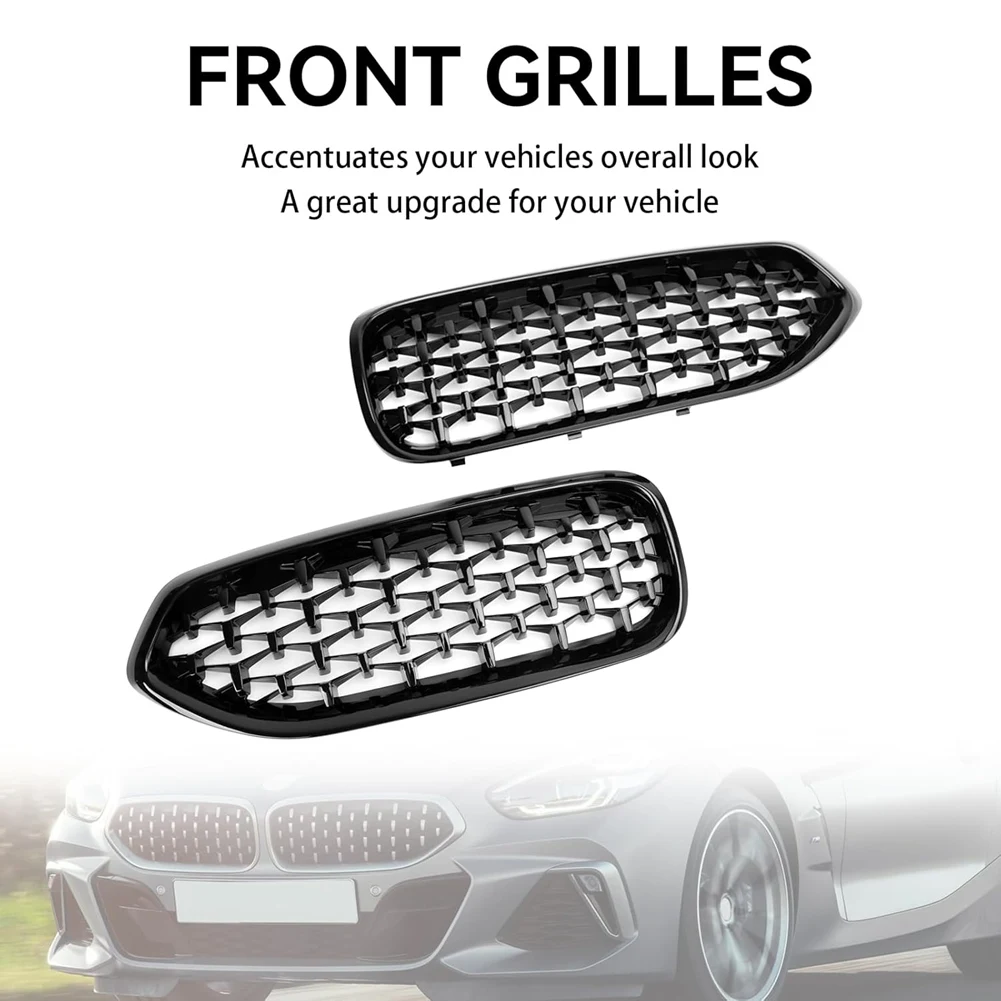 

Front Bumper Grille Grill For BMW Z4 G29 2019-2023 Replace 51138091295 51138091296-A61E