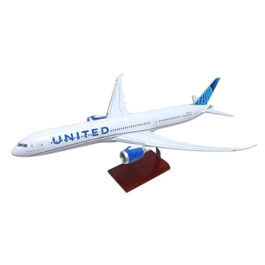 Elite 1/100 Scale Model Airplane for Display Use, Plastic Material, Metallic Gray Finish, Precision Detailing and Realistic Pro