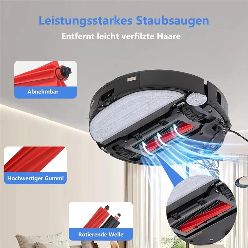 【Популярные】аксессуары для Roborock S8 Maxv Ultra, набор запасных частей с мешками для пыли, основной щеткой, фильтрами, салфетками