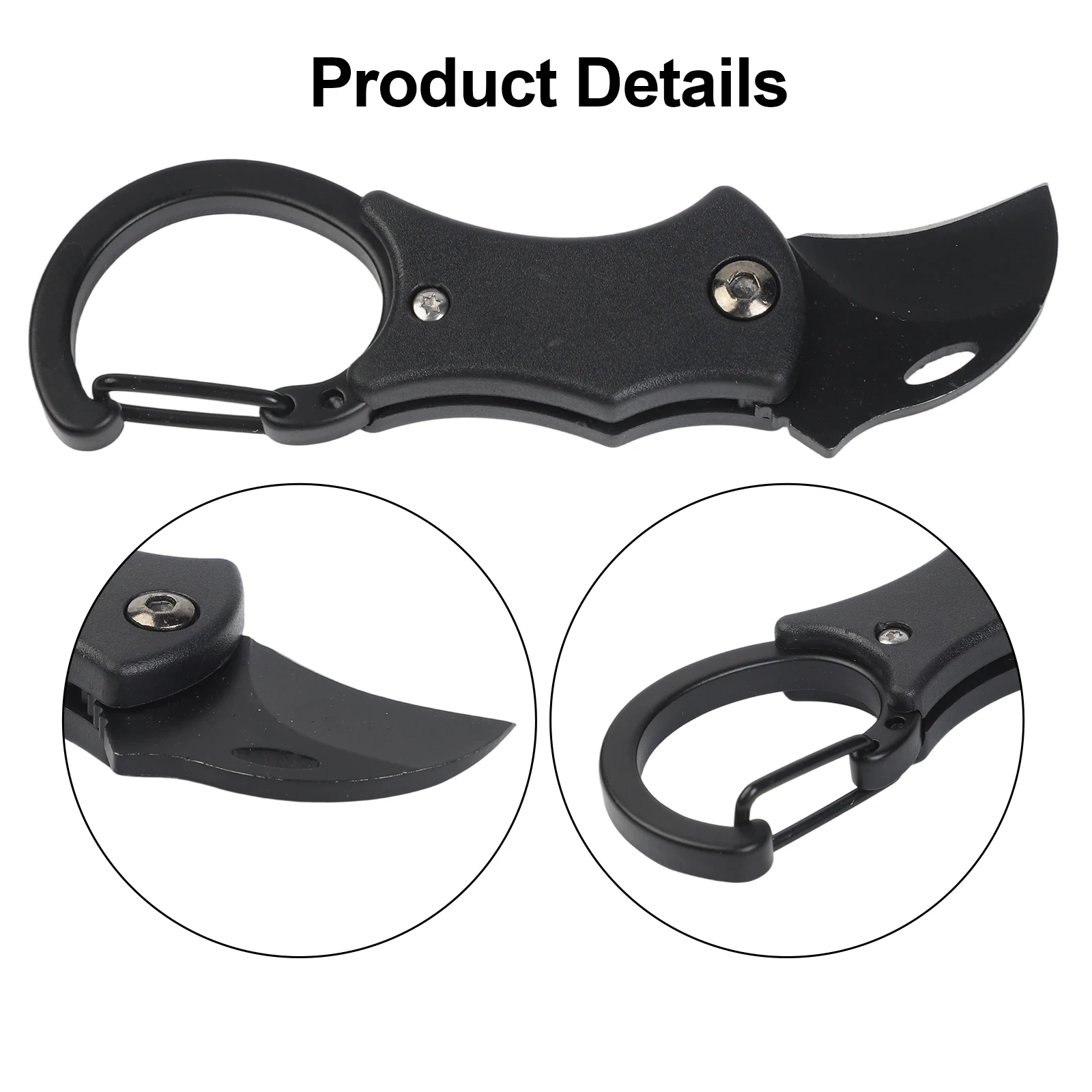 Portable Small Pocket Cutter Carabiner Cutter Box Cutter Keychain Folding Cutter Unboxing Tools Gadgets For Outdoor