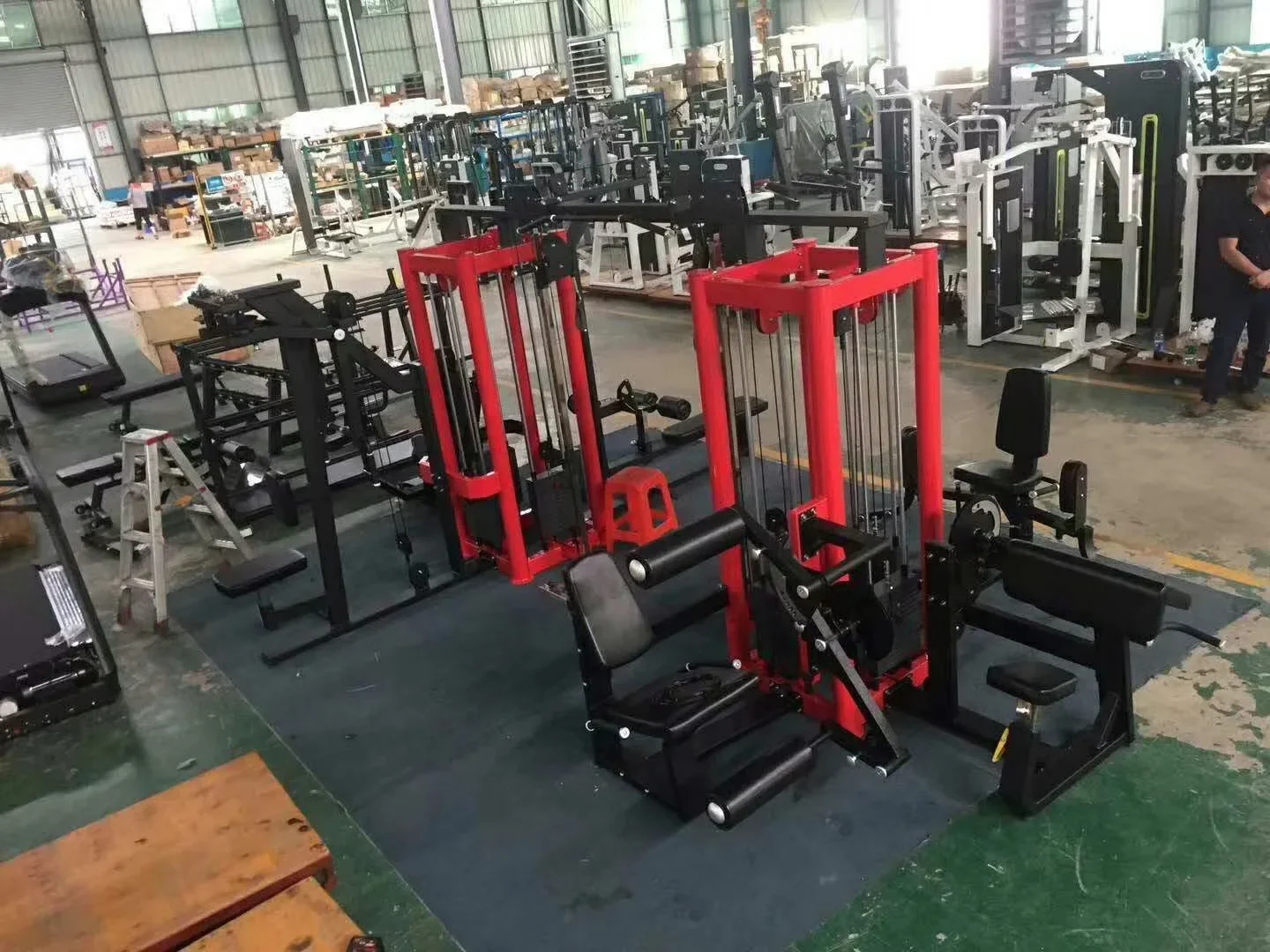 Multi Station Fitness Gym Full Equipment Multi Function 8 Station JLC-ZH09 People Training Station Machine