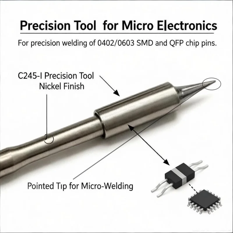 SiKO C245 Soldering Tip Set I IS K 3 Types 2s Fast Heating for JBC T245 Phone Pad Tablet PCB Micro Soldering BGA Rework Repair