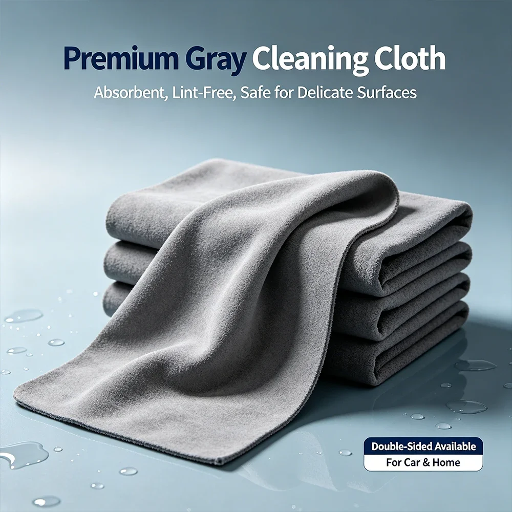 Premium Microfiber Car Detailing Towel Scratch Resistant Absorbent Drying Cloth For Auto Washing & Cleaning