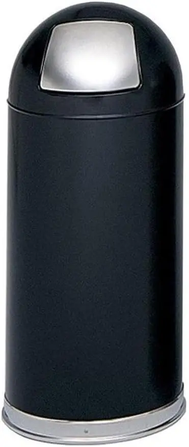 Receptacle, Durable, Puncture-Resistant, 15 Gallons, Black