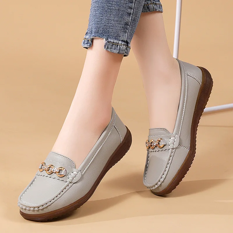 

Plus size doudou shoes new arrival middle-aged and old ladieswear shoes non-slip beef tendon bottom flatseasiest for match k-sty