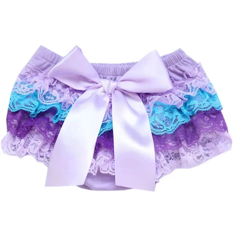 Toddler ruffle panties Girl\'s Underwear Babys Briefs Cotton Fabric Lace Butterfly diaper cover ruffle baby Trousers knickers