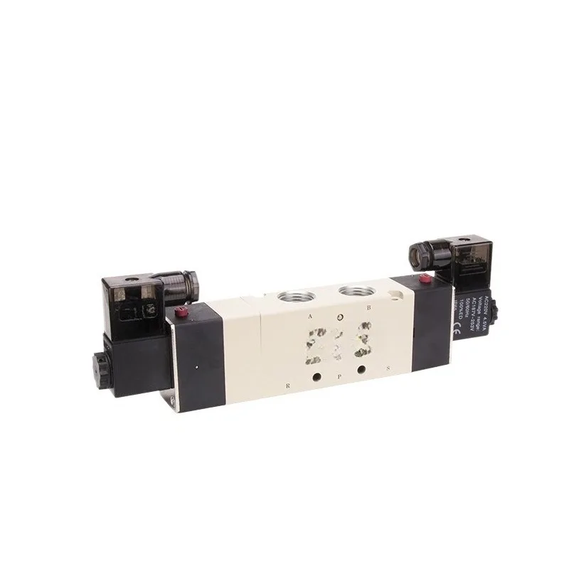 Pneumatic two position five way solenoid valve Wear resistant durable smooth switching 4V430C/E/P-15 air control valve type