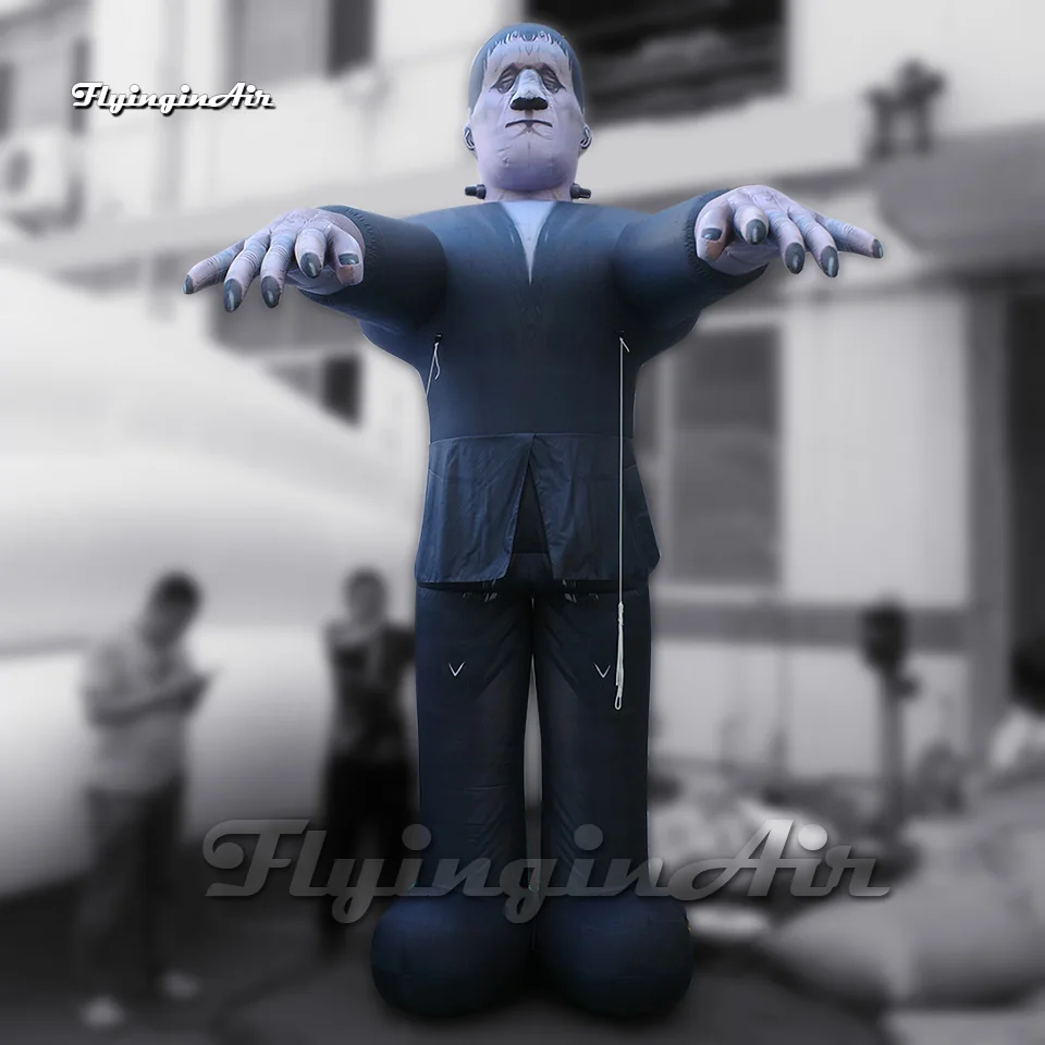 Scary Giant Inflatable Frankenstein Figure Model With Blower For Halloween Party Decoration