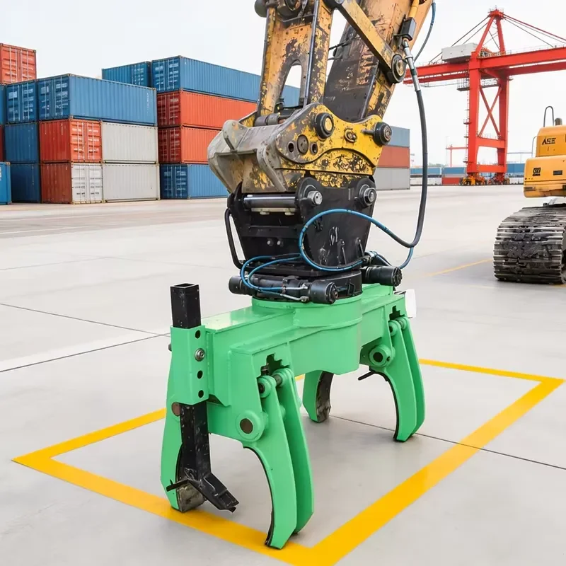 Custom Pipeline Clamp Pipe Clamp Excavator Installation Automatic Pole Grab Clamp