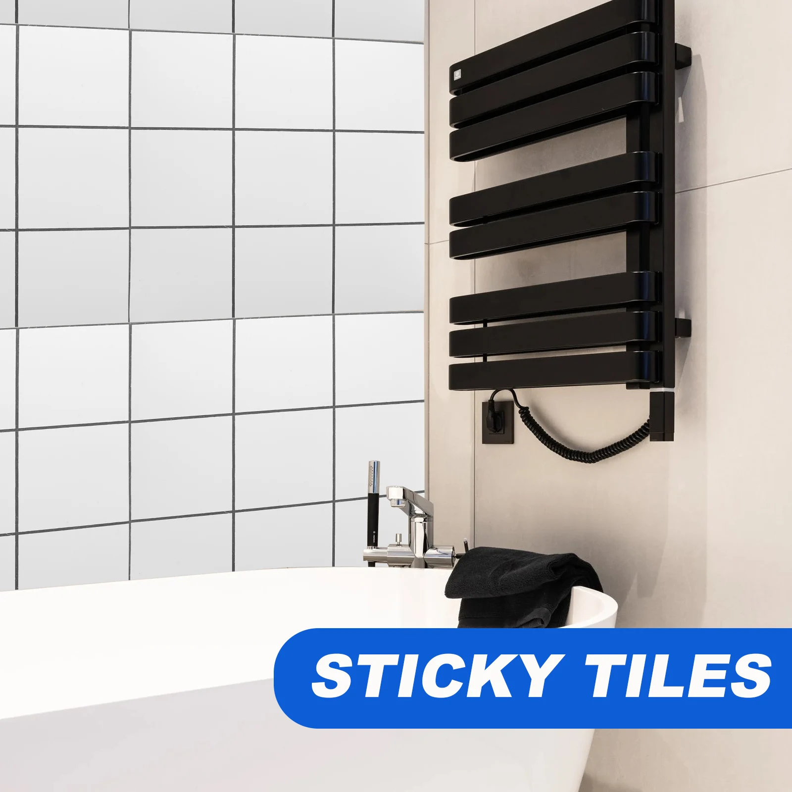

Self Adhesive Mosaic Tiles for Wall 3 Sheets Peel Stick Backsplash Stickers Removable Decorative Bathroom Kitchen Garden