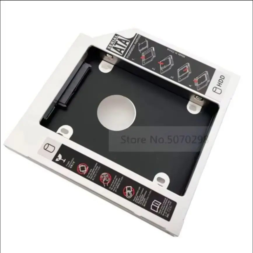 2nd 2.5 SSD HDD Hard Drive Optical bay Caddy Frame Bracket for Acer Aspire 7560G 7745 7750 7560 7750Z 7735 4745G E1-731 E1-771