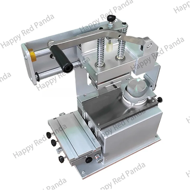 Manual Sealed Ink Cup Pad Printer Small Inkwell Pad Printing Machine Shifting Press 100x215mm Steel Plate Pad Printer Machine