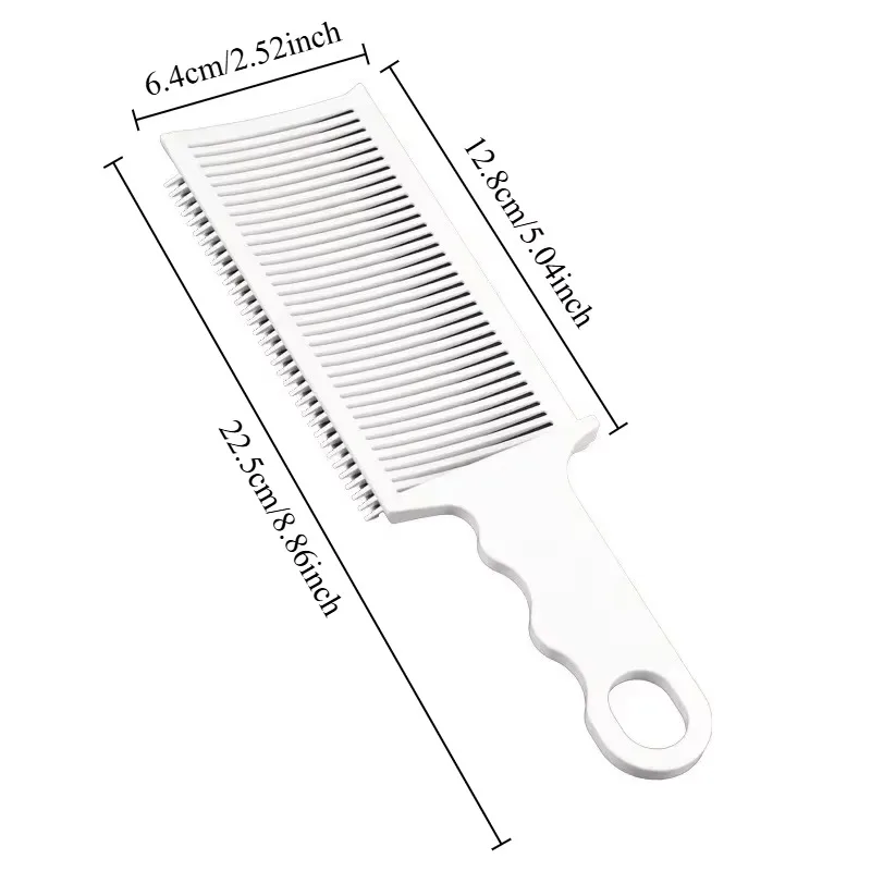 Professioneller Haarschneidekamm für Herren, gebogener Positionierungskamm, Flachkamm, Haarschneidemaschine, Salon- und Haushaltsstyling-Werkzeug – Detail 1