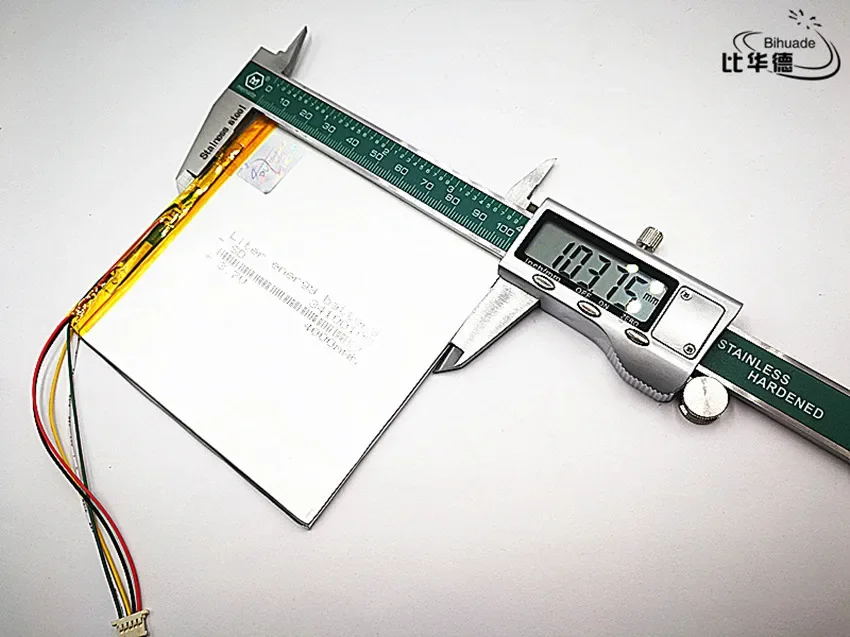 5P2.0 высококачественный 3,7 в 4000 мАч 34100103 полимерный литий-ионный/литий-ионный аккумулятор для планшетного ПК