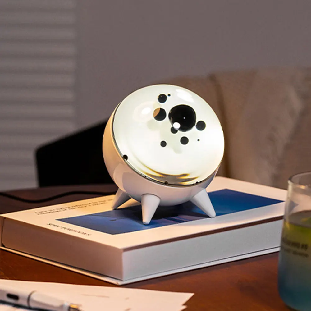 Ferrofluid Muziek Ritme Lamp Magneet Vloeibaar Speelgoed Desktop Speakers Metgezel 4ML Type-C Plug-In Ferrofluid Visuele Display Lamp