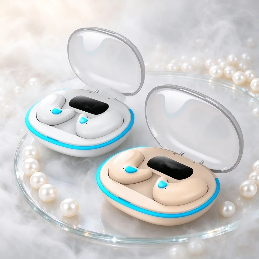 TWS Wireless Bluetooth Headset Wireless Earbuds Offer Delicate Vocal Performance Compact Carry Case Steady Signal for Commuting
