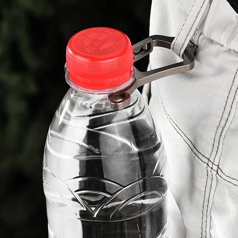 new Pocket EDC Alloy Keychain Outdoor Mini Multifunctional Slingshot Keychain Pendant Opener Buckle Tools